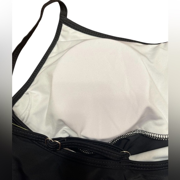 Beachsissi Black Ruffle Tankini Top Size M - Picture 5 of 8